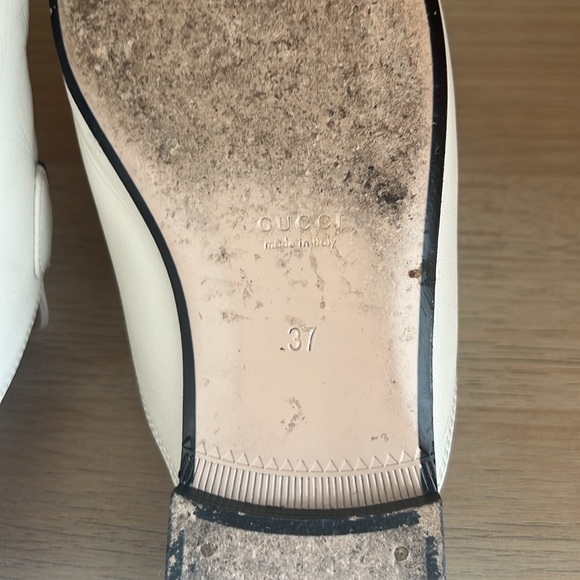 Gucci Women’s Princetown Leather Mules in White Size 37, no box - Picture 12 of 14